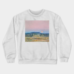 September Moonrise by Childe Hassam Crewneck Sweatshirt